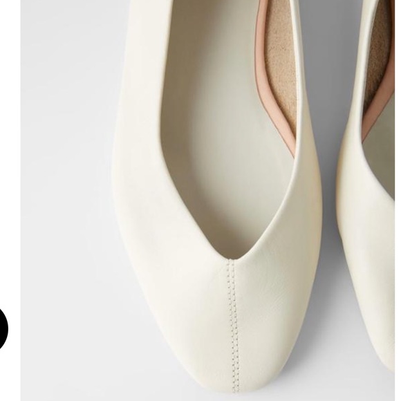 Airfit Butter Soft Cream Color Leather Ballet Flats EU 38 - Picture 7 of 12